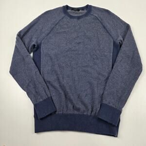 Vince Sweater Mens Medium Blue Wool Cashmere Blend Crewneck Pullover Knit